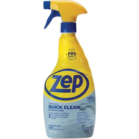 Zep Commercial 32 Oz. Quick Clean Disinfectant Cleaner ZUQCD32
